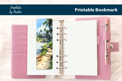 Tropical Beach Bookmark Sublimation, Printable Bookmark Product Image 3