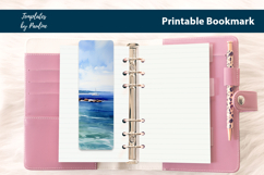 Summer Ocean Bookmark Sublimation, Printable Bookmark Product Image 3