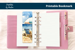 Summer Vacation Bookmark Sublimation, Printable Bookmark Product Image 3