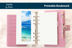Sunny Ocean Bookmark Sublimation, Printable Bookmark Product Image 3