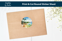 Tropical Bullet Journal Digital Sticker