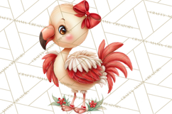 Tropical Christmas Clipart PNG, Surfing Santa Beach Holiday Product Image 5