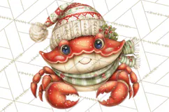 Tropical Christmas Clipart PNG, Surfing Santa Beach Holiday Product Image 3