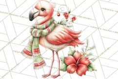 Tropical Christmas Clipart PNG, Surfing Santa Beach Holiday Product Image 3