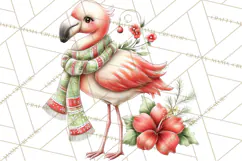 Tropical Christmas Clipart PNG, Surfing Santa Beach Holiday Product Image 3