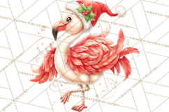 Tropical Christmas Clipart PNG, Surfing Santa Beach Holiday Product Image 5