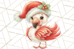 Tropical Christmas Clipart PNG, Surfing Santa Beach Holiday Product Image 4