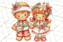 Tropical Christmas Clipart PNG, Surfing Santa Beach Holiday Product Image 3