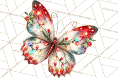 Tropical Christmas Clipart PNG, Surfing Santa Beach Holiday Product Image 5