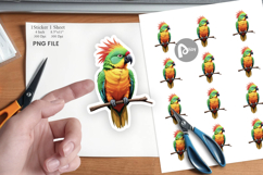 Tropical Dessert Animals Sticker Product Image 1