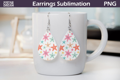 Beach Starfish Teardrop Earrings | Summer Beach Product Image 1