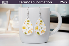 Coastal Teardrop Earrings | Summer Beach Earrings Product Image 1