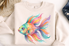 tropical fish png, fish clipart, ocean animal, watercolor fish, marine life png, underwater design, sea creature, tropical png, ocean sublimation, beach clipart
