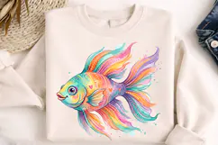 tropical fish png, fish clipart, ocean animal, watercolor fish, marine life png, underwater design, sea creature, tropical png, ocean sublimation, beach clipart