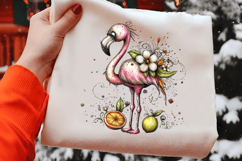 Tropical Flamingo Breeze Clipart Product Image 2