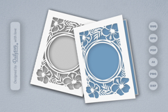 Tropical Floral Greeting Card SVG Product Image 1