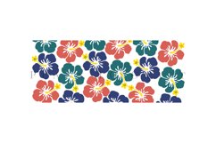 tropical flower coffee mug sublimation wrap glass mug wrap svg presized for 11oz and 15oz glass mug are sublimation files