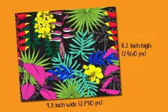 tropical flowers skinny tumbler design