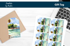 Tropical Gift Tags for Handmade Shop Packaging Product Image 1