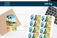 Tropical Thank You Tags Printable Product Image 1