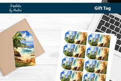 Tropical Summer Wrapping Tags Product Image 1
