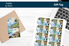 End of Year Beach Thank You Tags Product Image 1