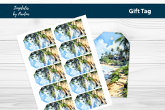 Tropical Wedding Favor Tags Printable Product Image 2