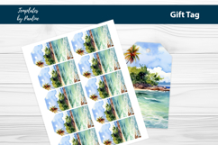 Tropical Gift Tags for Handmade Shop Packaging Product Image 2