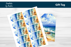 Seaside Birthday Favor Tags Printable Product Image 2