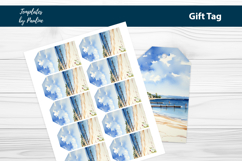 Beach Corporate Gift Tags Printable Product Image 2