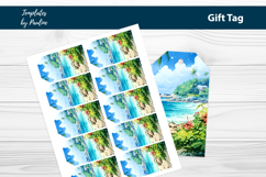 Tropical Teacher Gift Tags Printable Product Image 2