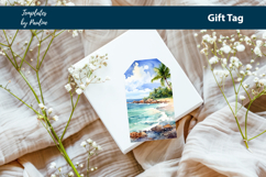 Beach Party Gift Tags Printable Product Image 3