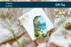 Tropical Baby Shower Favor Tags Printable Product Image 3