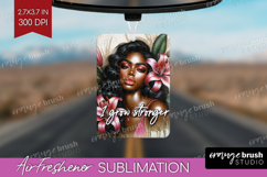 Floral Girl Air Freshener PNG - Tropical Flowers PNG Product Image 1