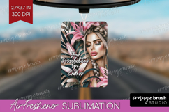 Floral Girl Air Freshener PNG - Tropical Flowers PNG Product Image 1