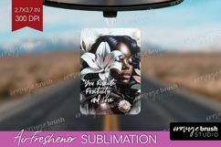 Floral Girl Air Freshener PNG - Tropical Flowers PNG Product Image 1