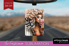 Floral Girl Air Freshener PNG - Tropical Flowers PNG Product Image 1