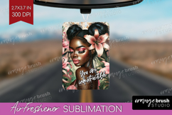Floral Girl Air Freshener PNG - Tropical Flowers PNG Product Image 1
