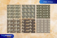 Tropical Island with Vintage Color Pattern Paper Pack Product Image 1
