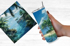 Tropical Island Digital Paper Bundle Product Image 5