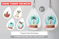 Earring Tropical July Christmas Product Image 1