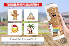 Tumbler Tropical July Christmas Product Image 1