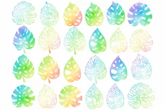 tropical leaves clipart