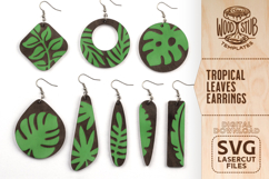 Tropical Earrings svg, Earrings svg, Boho Earrings svg Product Image 1