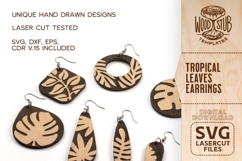 Tropical Earrings svg, Earrings svg, Boho Earrings svg Product Image 3