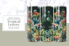 Tropical Leaves Tumbler Wrap Product Image 1