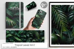 Digital Paper Tropical Leaves Product Image 1