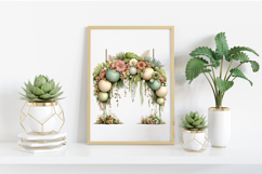 Tropical Lush Green Birthday Clipart Product Image 2