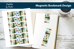 Beach Magnetic Bookmark, Vacation Printable Bookmark Product Image 1