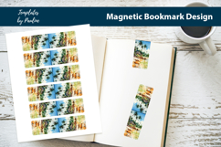 Travel Magnetic Bookmark, Vacation Printable Bookmark Product Image 1